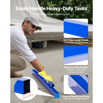 XSJ-2024-07 - Lightweight 48 in Concrete Screed with Leveling Bubble