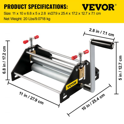 VV-BEP-S - All-Metal 11"L Etching Press with Ergonomic Handle