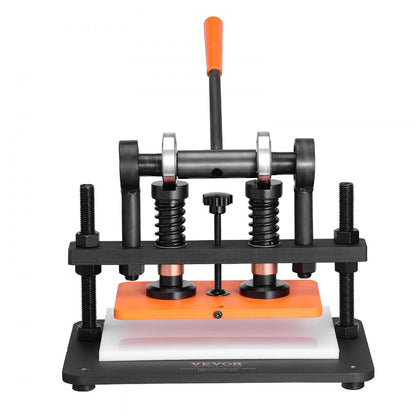 PGYHJ2615 - VEVOR Heavy-Duty Leather Cutter, 10.2"x5.9", Adjustable 0.47" Stroke