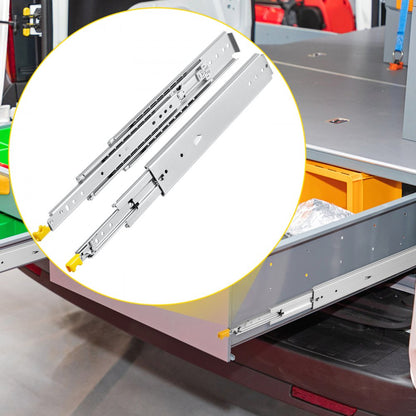 VV-SJTTDGDS-32IN - Heavy-Duty 32" Drawer Slides with Lock & 500 lbs Capacity