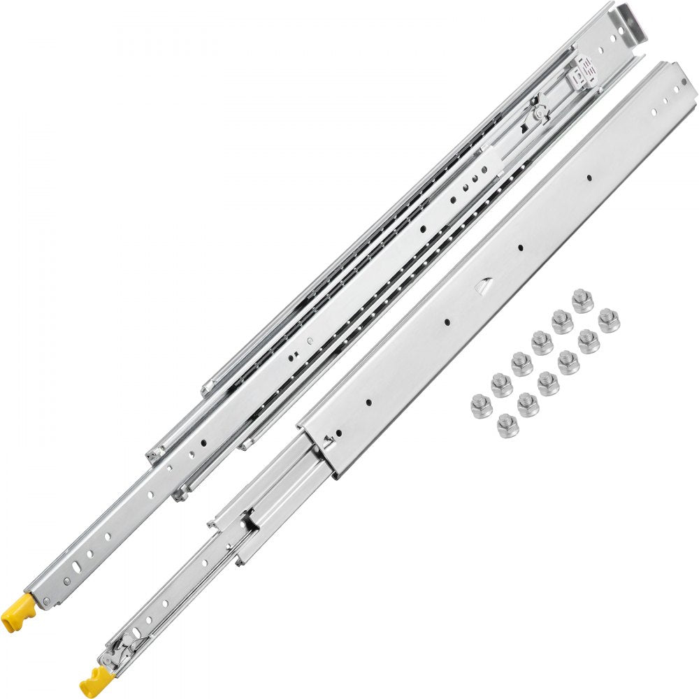 VV-SJTTDGDS-40IN - 40" Heavy-Duty Steel Drawer Slides with Locking Mechanism