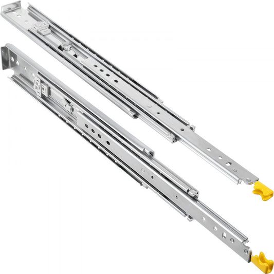 VV-SJTTDGDS-60IN - 60" Steel Drawer Slides with Lock, 500lbs Capacity