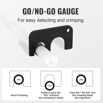 FT-1824B - Lightweight PEX Crimping Tool for Fast, Leak-Proof Connections