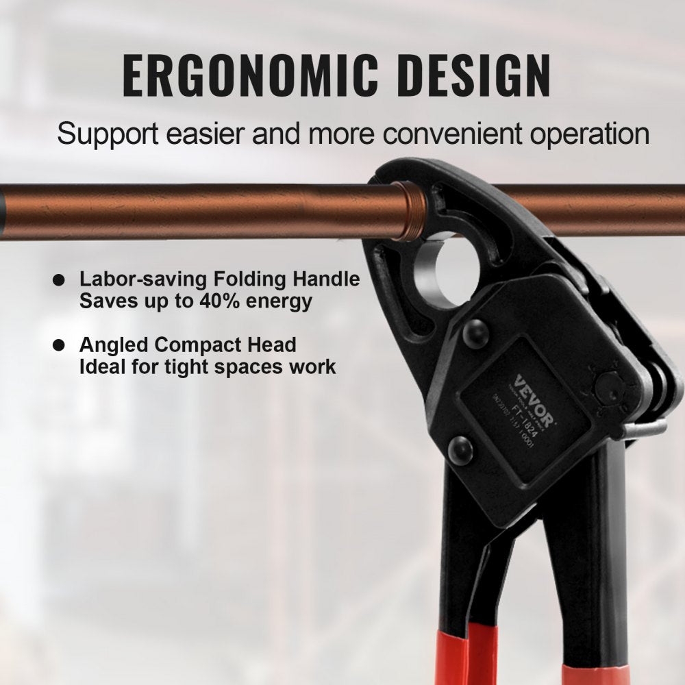 FT-1824B - Lightweight PEX Crimping Tool for Fast, Leak-Proof Connections