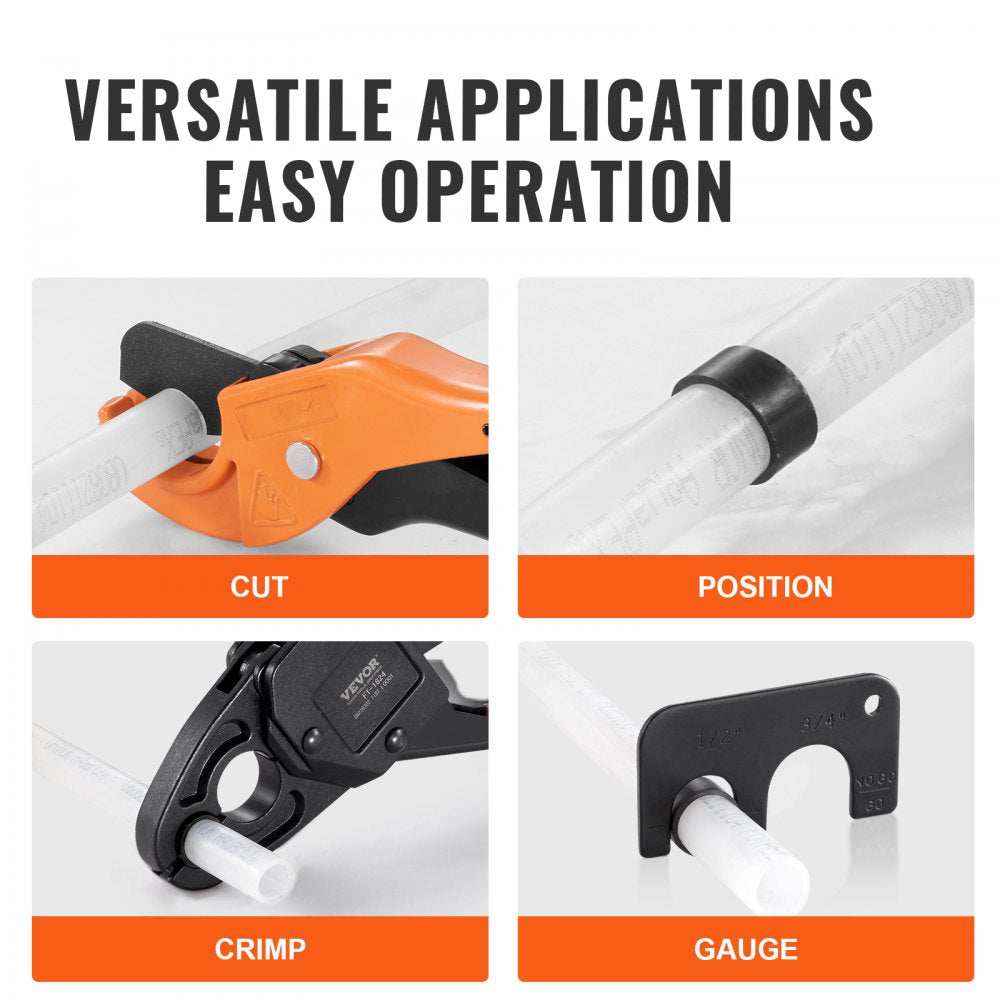 FT-1824B - Lightweight PEX Crimping Tool for Fast, Leak-Proof Connections