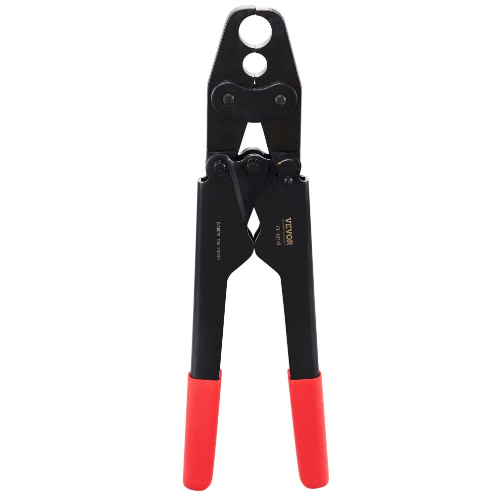 FT-1824 - Dual-Head PEX Crimping Tool for 1/2" & 3/4" Pipes