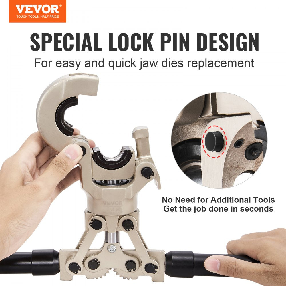 JT-1632 - VEVOR Crimping Tool for Copper Pipe - Ergonomic, Durable Design
