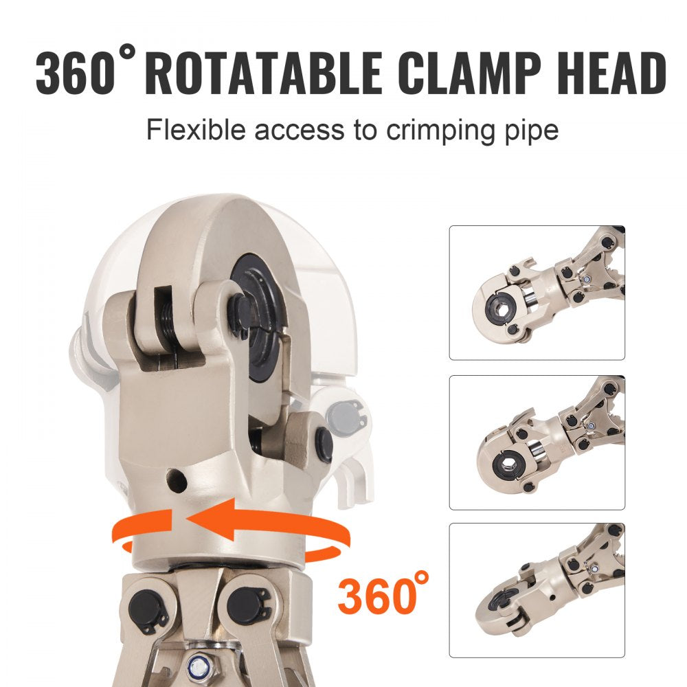 JT-1632 - VEVOR Crimping Tool for Copper Pipe - Ergonomic, Durable Design