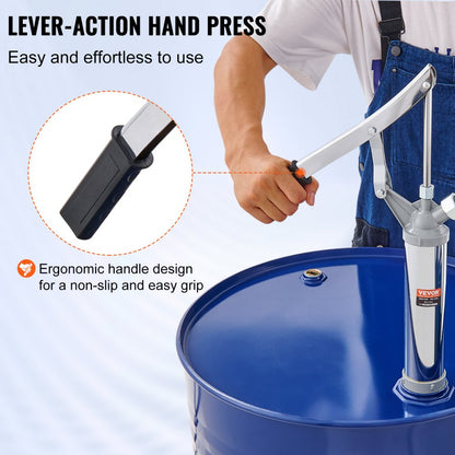 YOILP-D490 - Lever-Action 10oz Drum Pump for 5-55 Gallon Tanks