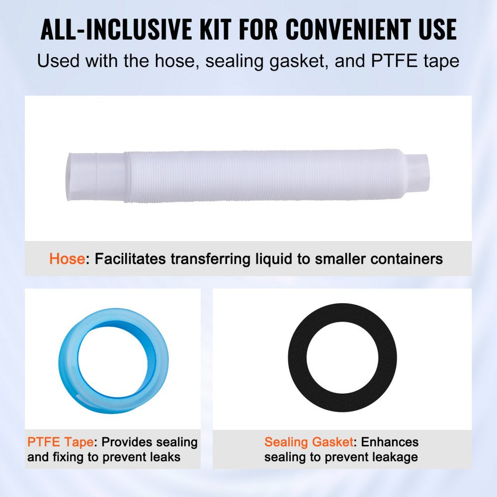 YOILP-D490 - Lever-Action 10oz Drum Pump for 5-55 Gallon Tanks