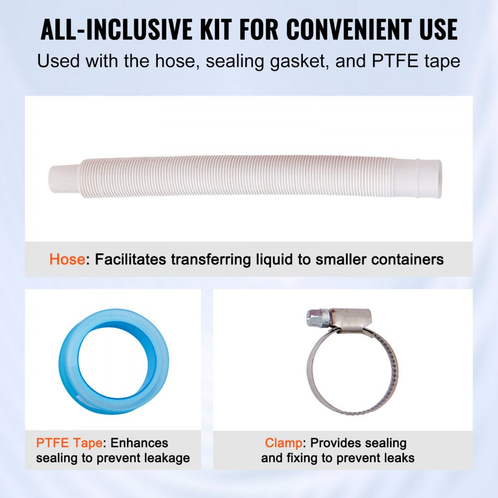 YOILP-WS-32 - Cast Iron Drum Pump, 5 GPM, Hand Crank Liquid Transfer