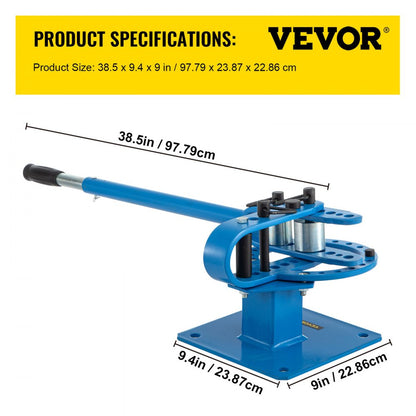 010915431526 - A3 Steel Compact Pipe Bender with 7 High-Strength Dies