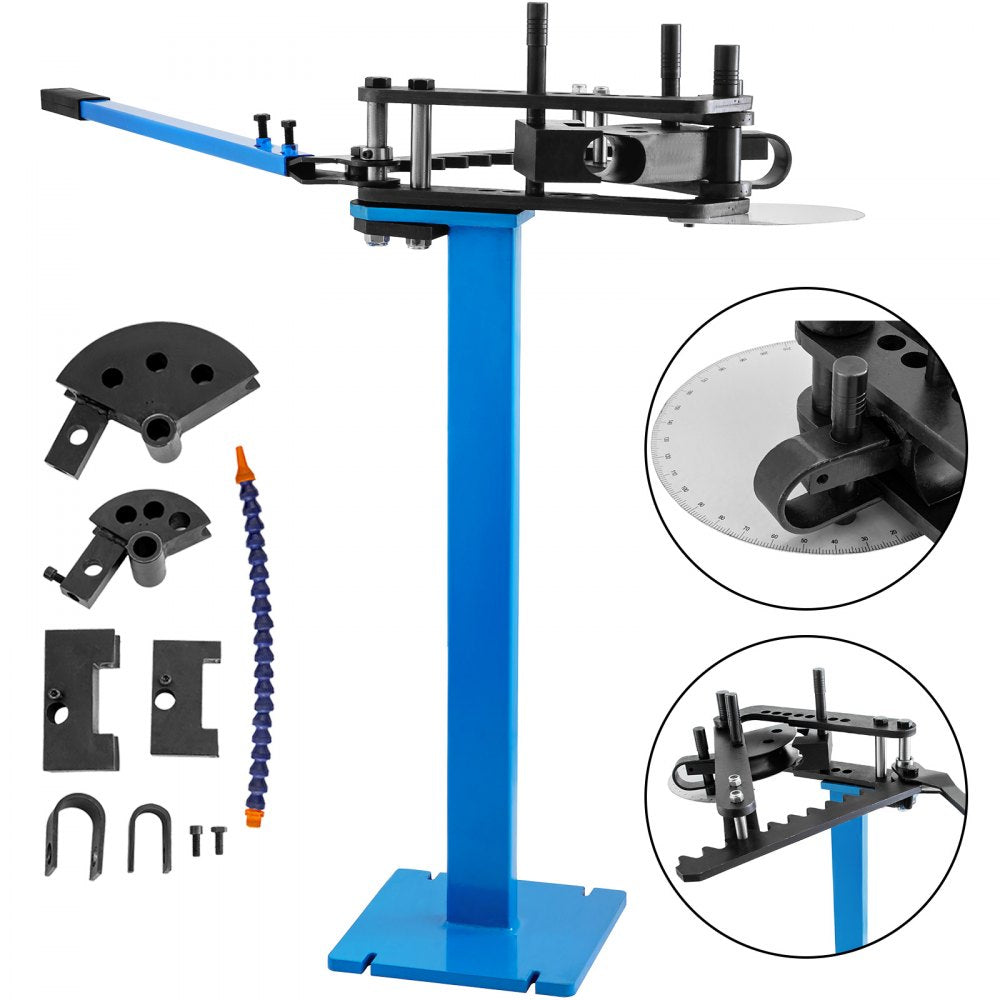 010542027838 - Heavy-Duty Metal Bender for 1"-1.75" Steel with 3 Dies