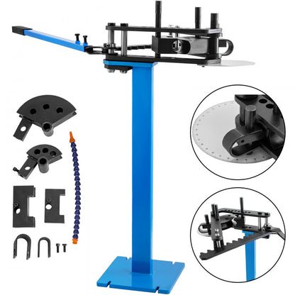 010542027838 - Heavy-Duty Metal Bender for 1"-1.75" Steel with 3 Dies