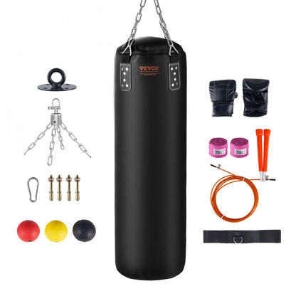 SD-1 - 4ft Durable PVC Leather Punching Bag for Heavy Training