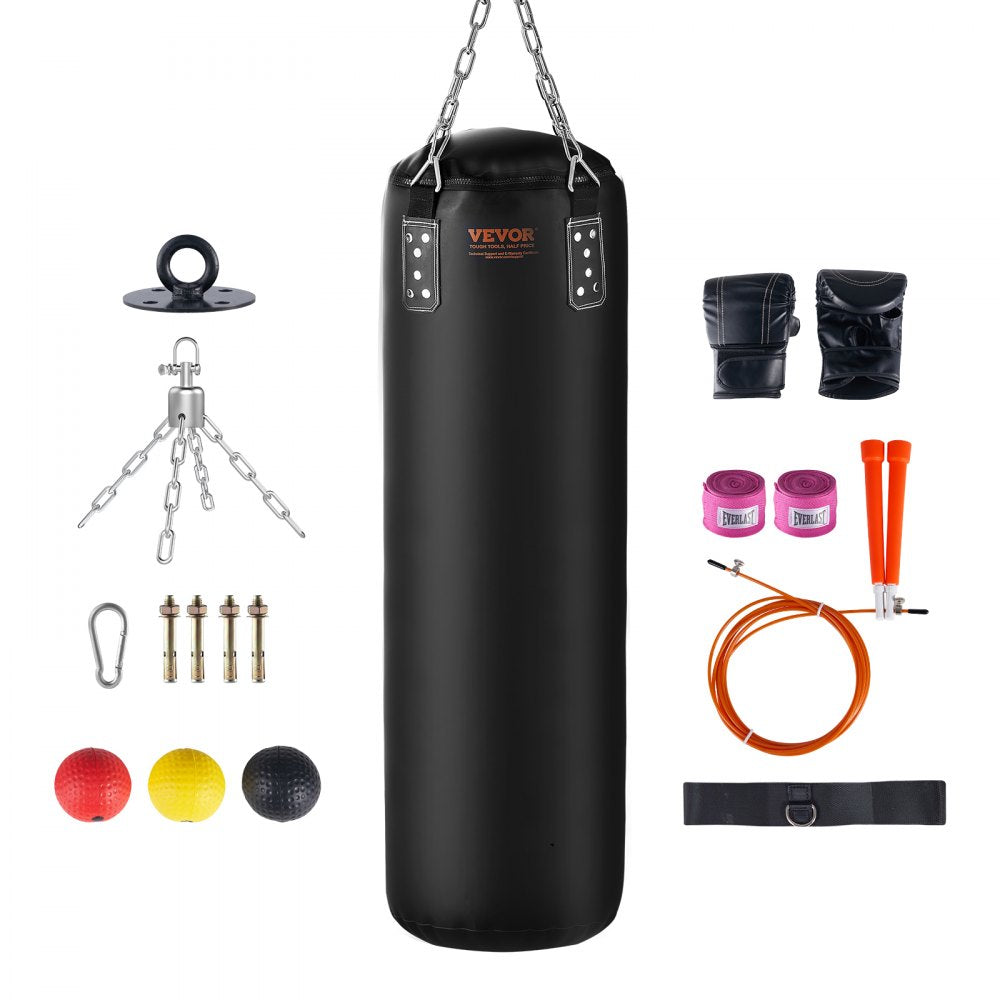 SD-1 - 4ft Durable PVC Leather Punching Bag for Heavy Training