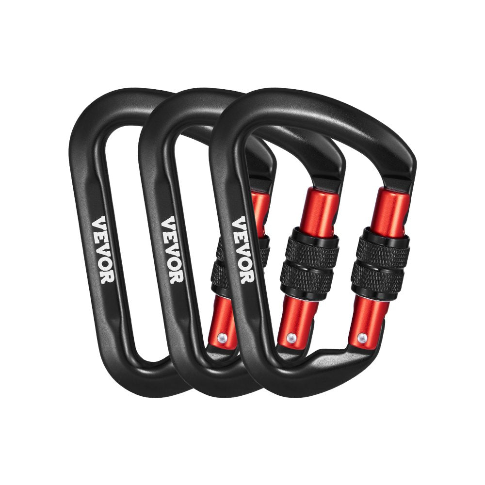 SGM7111TN - Aerospace-Grade Aluminum Carabiner Clips - 30KN Heavy-Duty for Climbing