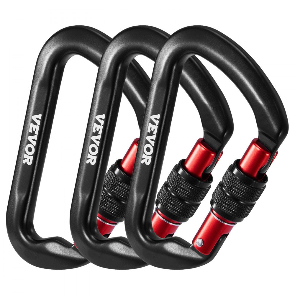 SGM7111TN - Aerospace-Grade Aluminum Carabiner Clips - 30KN Heavy-Duty for Climbing