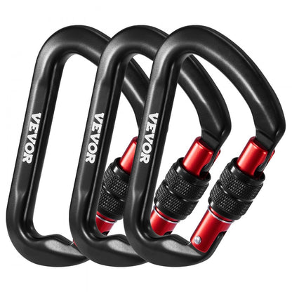 SGM7111TN - Aerospace-Grade Aluminum Carabiner Clips - 30KN Heavy-Duty for Climbing