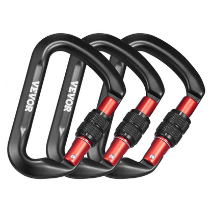 SGM7111TN - Aerospace-Grade Aluminum Carabiner Clips - 30KN Heavy-Duty for Climbing