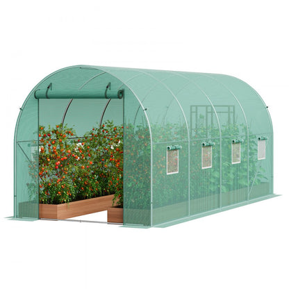 2×4.5×2m (4) G - Heavy-Duty 14.6ft Greenhouse with Galvanized Steel Frame
