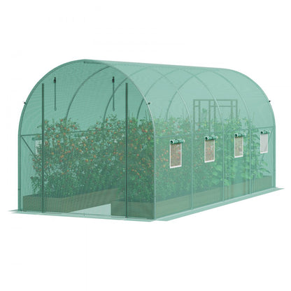 2×4.5×2m (4) G - Heavy-Duty 14.6ft Greenhouse with Galvanized Steel Frame
