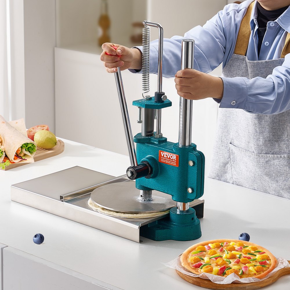APD24 - Heavy-Duty Manual Pizza Dough Press with Adjustable Thickness