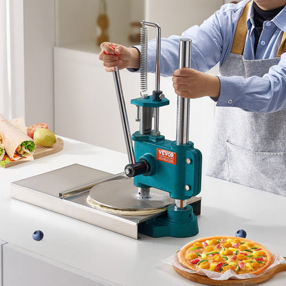 APD24 - Heavy-Duty Manual Pizza Dough Press with Adjustable Thickness