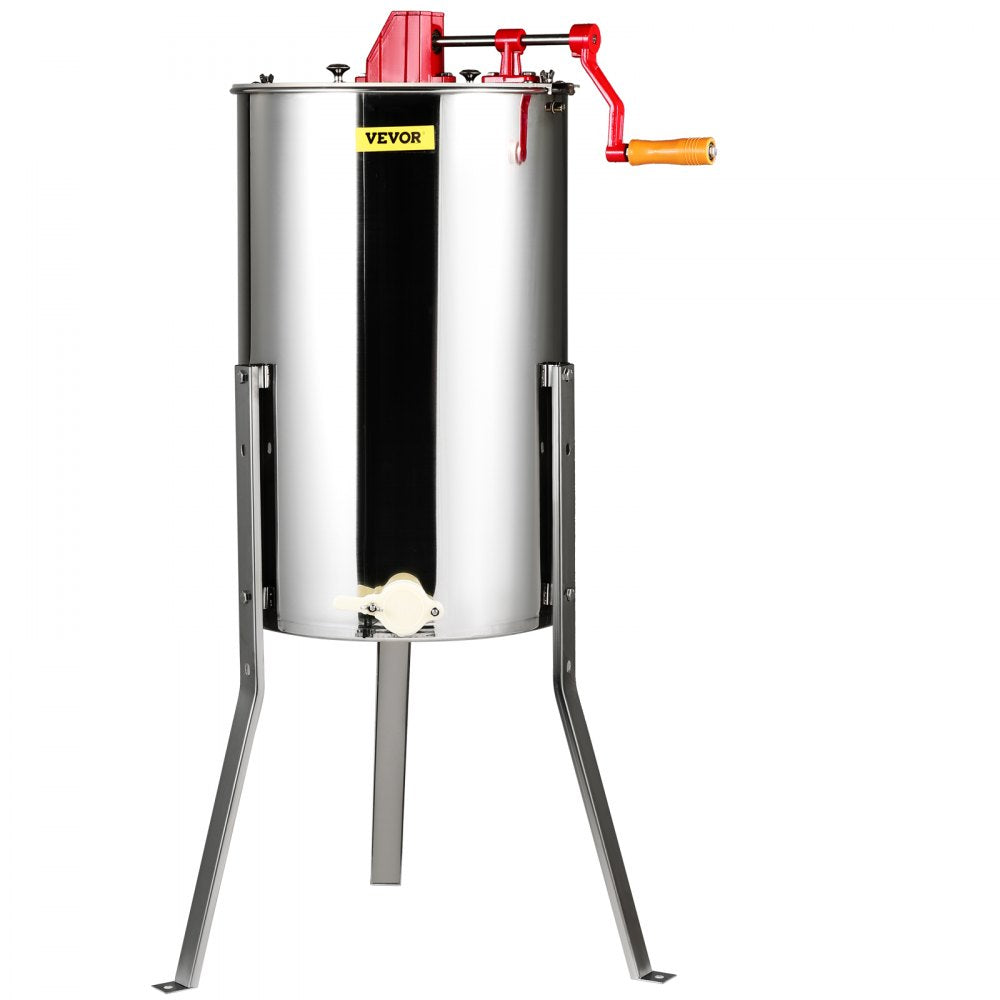 SD-3 - Compact Stainless Steel Manual Honey Extractor for 3 Frames