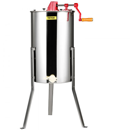 SD-3 - Compact Stainless Steel Manual Honey Extractor for 3 Frames