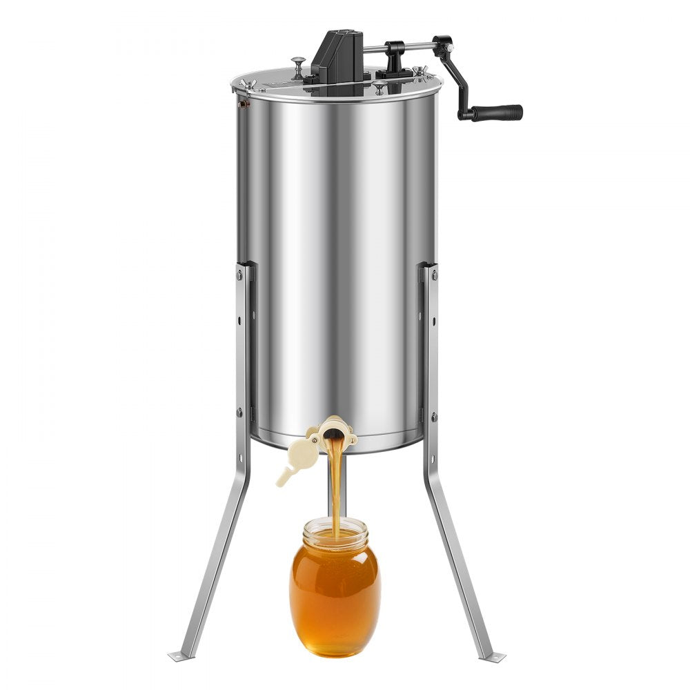 HE-13C-2M-ZJ - Stainless Steel 2 Frame Adjustable Honey Extractor