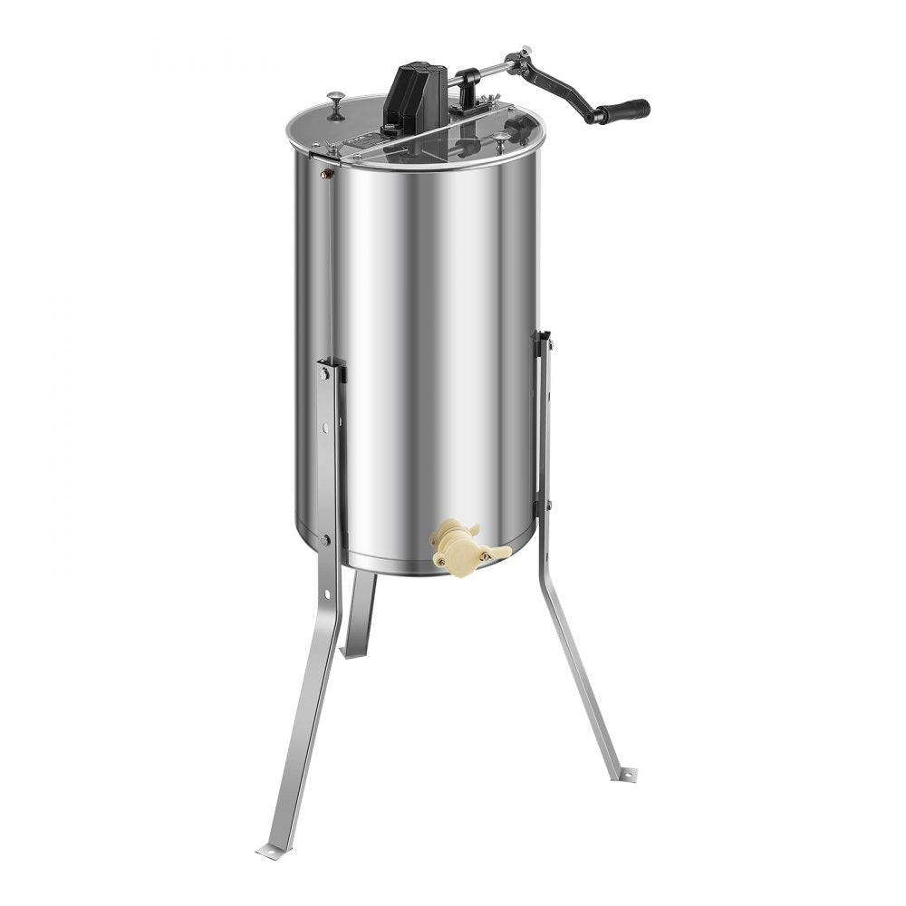 HE-13C-2M-ZJ - Stainless Steel 2 Frame Adjustable Honey Extractor