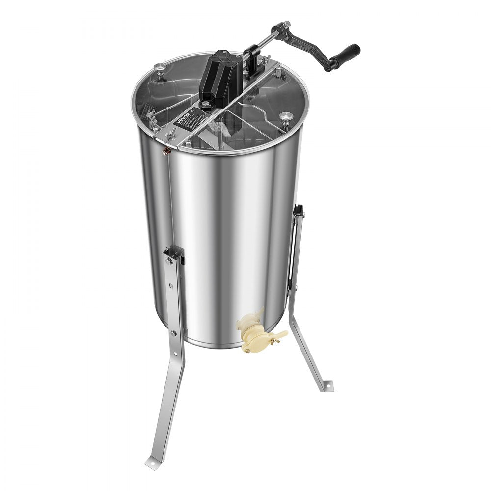 HE-13C-2M-ZJ - Stainless Steel 2 Frame Adjustable Honey Extractor