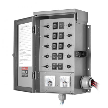 SP-ZH352510(30A-10) - 30A Manual Transfer Switch Kit for Indoor/Outdoor Use