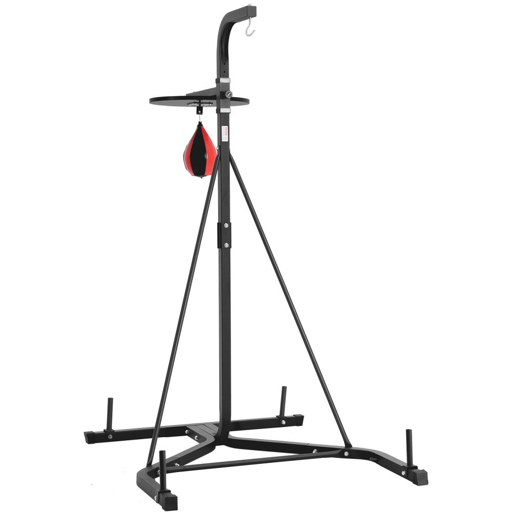 ssshksdj-d - Adjustable 2-in-1 Steel Punching Bag Stand, 159-173cm
