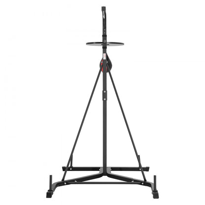ssshksdj-d - Adjustable 2-in-1 Steel Punching Bag Stand, 159-173cm