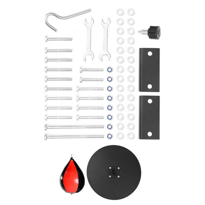 ssshksdj-d - Adjustable 2-in-1 Steel Punching Bag Stand, 159-173cm