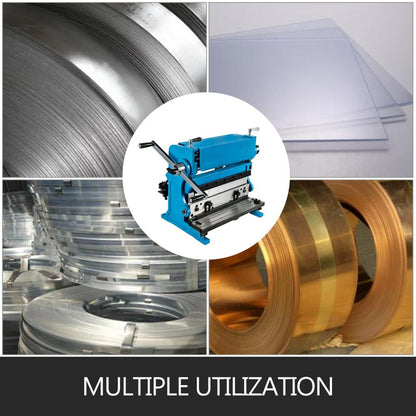 010565160838 - 12'' VEVOR Sheet Metal Brake: Compact & Versatile Metalworking Machine