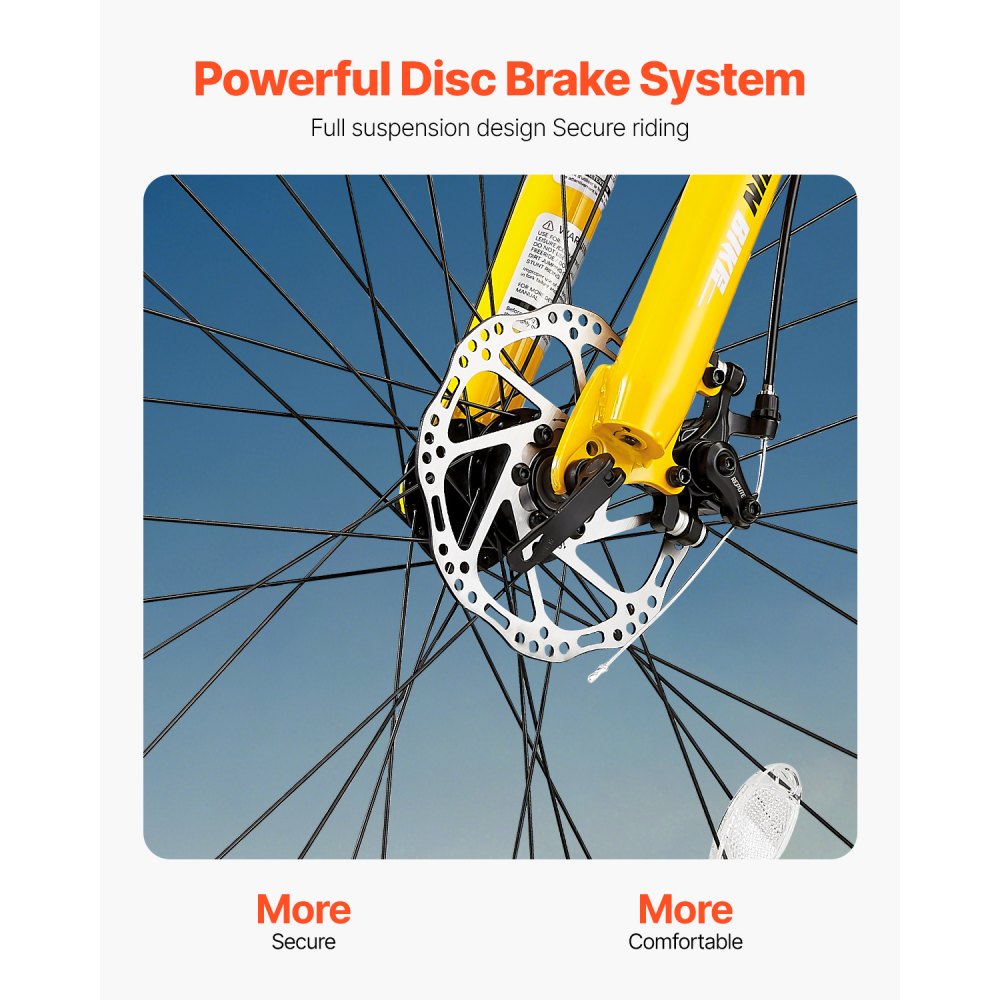 VMB851 - 29" Full Suspension Mountain Bike with 24 Speeds