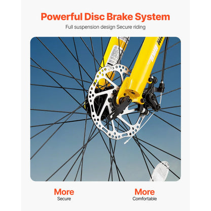 VMB851 - 29" Full Suspension Mountain Bike with 24 Speeds