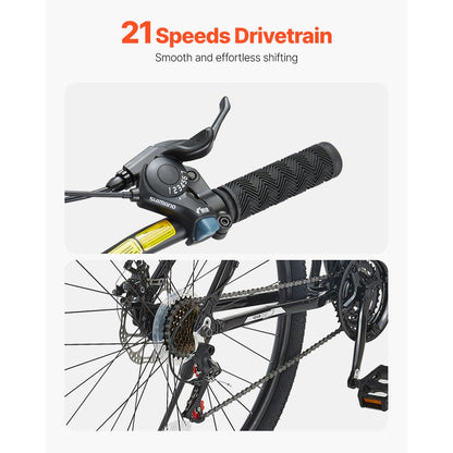VMB752 - 29" Aluminum Mountain Bike with 21 Speeds & Dual Disc Brakes