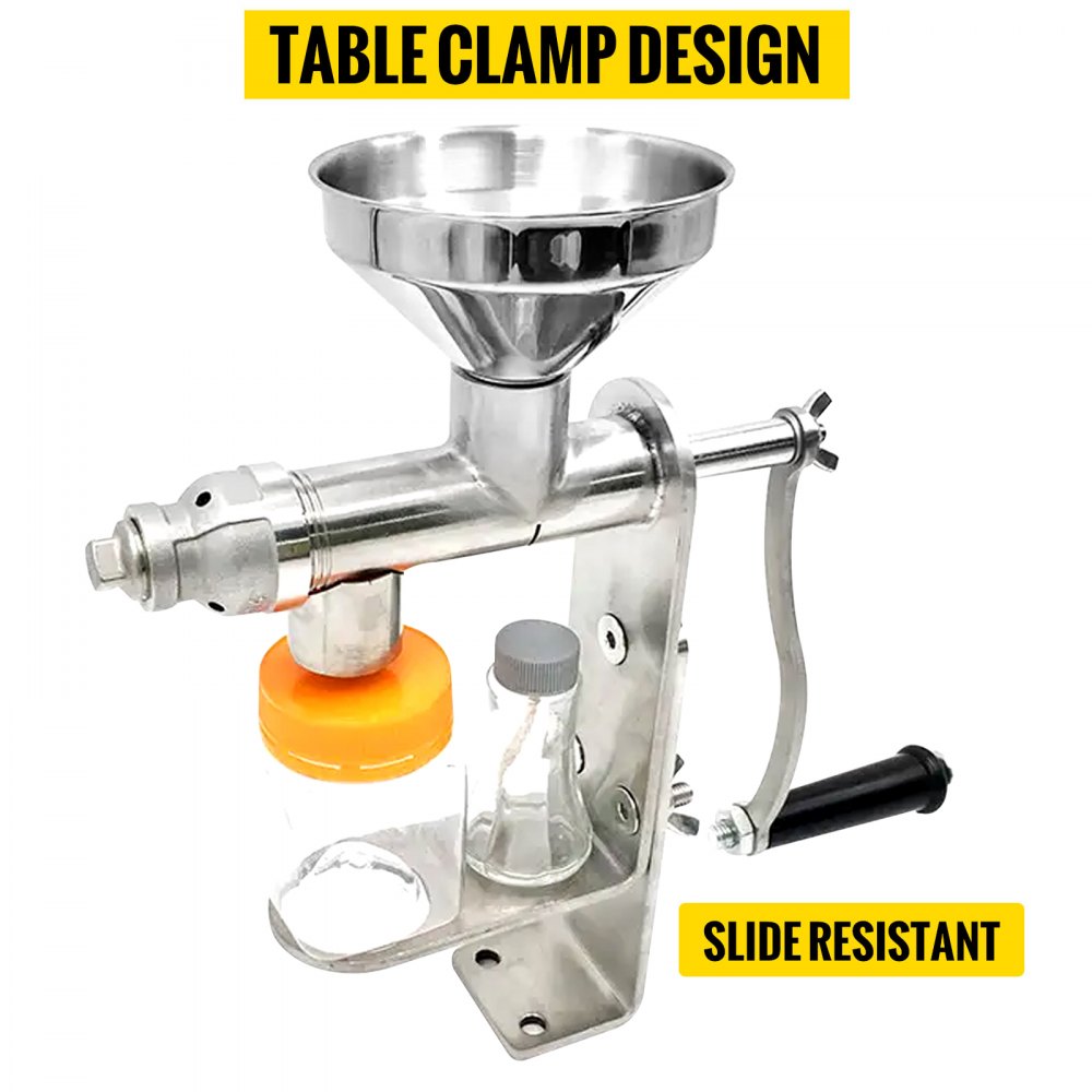 010896718958 - Stainless Steel Oil Press Machine for Easy Seed & Nut Extraction