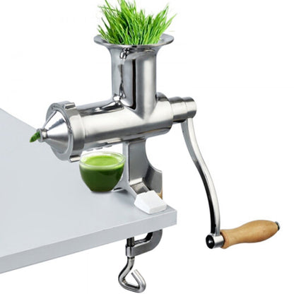 010332120254 - Stainless Steel Wheatgrass Juicer with 2.2-inch Clamp