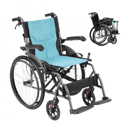 FS908LAJPQF25-46 - Ultra-Lightweight 18" Wheelchair for All Surfaces