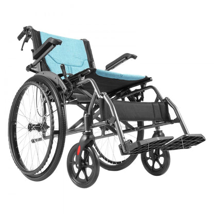 FS908LAJPQF25-46 - Ultra-Lightweight 18" Wheelchair for All Surfaces
