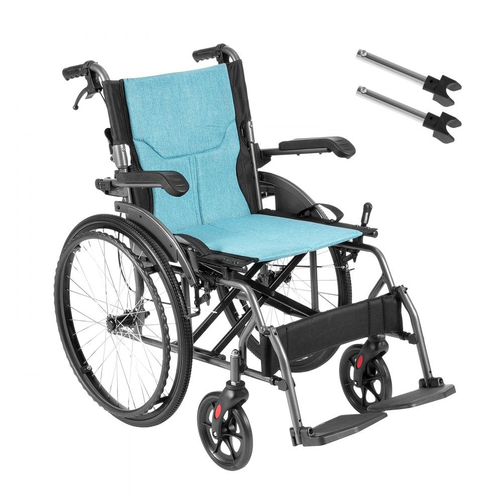 FS908LAJPQF25-46 - Ultra-Lightweight 18" Wheelchair for All Surfaces