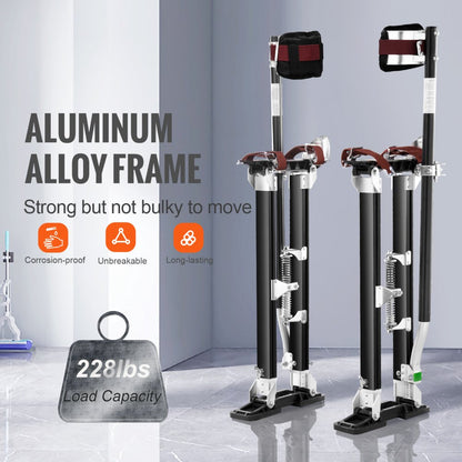 HSSGBGQ-2440 - Adjustable 24''-40'' Aluminum Drywall Stilts for Painting