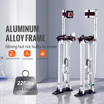 YSSGBGQ-2440 - Adjustable Aluminum Drywall Stilts 24"-40", Max 228 lbs Capacity