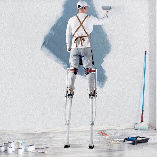 SGBGQ-3650 - Adjustable 36''-50'' Aluminum Drywall Stilts with Knee Pads