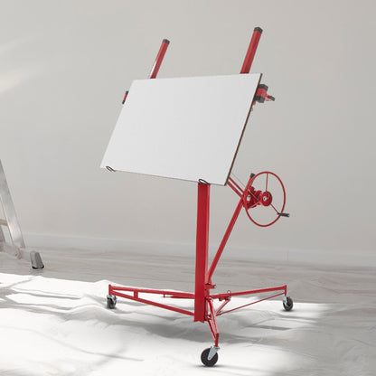 LG-021 - 11ft Drywall Lift with Lockable Wheels & 150lbs Capacity